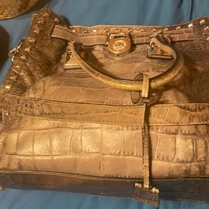 Gray Michael Kor’s handbag